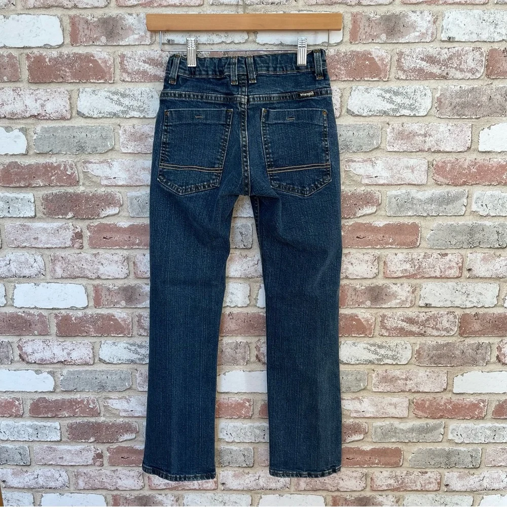 Wrangler Jeans Boys Size 12 Regular | Adjustable Waistband | Medium Wash - Picture 2 of 10